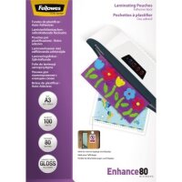 Fellowes Laminierfolie Enhance 80 5302302 DIN A3 tr 100...