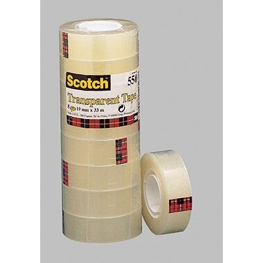 Scotch Klebefilm 550 5501933 19mmx33m transparent 8 St./Pack.
