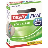 tesa Klebefilm tesafilm Eco&amp;Clear 57043-00000 19mmx33m