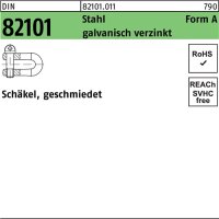 Sch&auml;kel DIN 82101 A 0,4 Stahl galv.verz. 25 St&uuml;ck