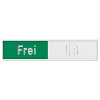 FRA Frei-Besetz-Anzeige deutsch 102x27,4mm al selbstkl....