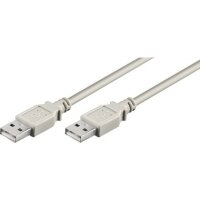 Goobay USB Kabel 93377 USB 2.0 5m A/A-Stecker grau