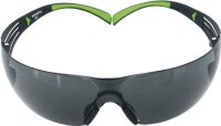 Schutzbrille SecureFit-SF400 EN 166,EN 170 B&uuml;gel schwarz gr&uuml;n,Scheibe grau