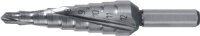 Stufenbohrer Bohrber.4-12mm HSS-Co Spiralnut Stufen 9 RUKO