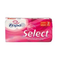fripa Toilettenpapier Select 1020806 2-lagig wei&szlig; 8...