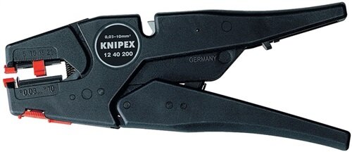 Automatikabisolierzange L.200mm 0,03-10 (AWG 32-7) mm&sup2; KNIPEX
