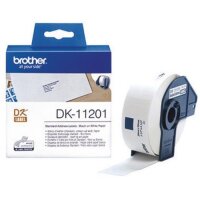 Brother Etikett DK11201 29x90mm wei&szlig; 400 St./Pack.