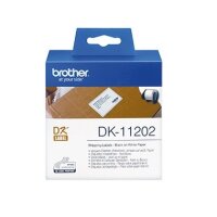 Brother Etikett DK11202 60x100mm wei&szlig; 300 St./Pack.