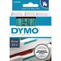 DYMO Schriftbandkassette D1 S0720890 19mmx7m sw auf gr