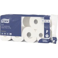 Tork Toilettenpapier Premium 110316 3lagig wei&szlig; 8...