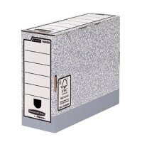 Bankers Box Archivschachtel System 1080501 grau/wei&szlig;