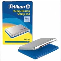Pelikan Stempelkissen 331165 Gr.3 5x7cm Metallic-Geh&auml;use blau