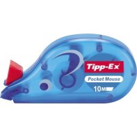 Tipp-Ex Korrekturroller Pocket Mouse 8221362 4,2mmx10m wei&szlig;
