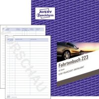 Avery Zweckform Fahrtenbuch 223 DIN A5 40Blatt