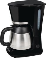 Kaffeemaschine KA 6501 sw 800 W schwarz Thermokanne,Verzierung VA 1l 4-8 Tassen