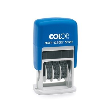 COLOP Datumstempel mini-dater S120 1452000200 24mm Kunststoff blau