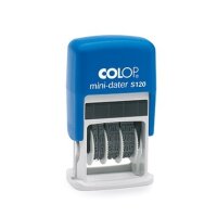 COLOP Datumstempel mini-dater S120 1452000200 24mm Kunststoff blau